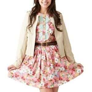 Matilda Jane Dress Womens Size Small Leah Wonderful Parade Retro Fit & Flare